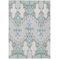 thumbnail image 2 of Addison Rugs Chantille Indoor/Outdoor Transitional Ikat Mint Washable Rectangle Rug, 8' x 10', 2 of 6