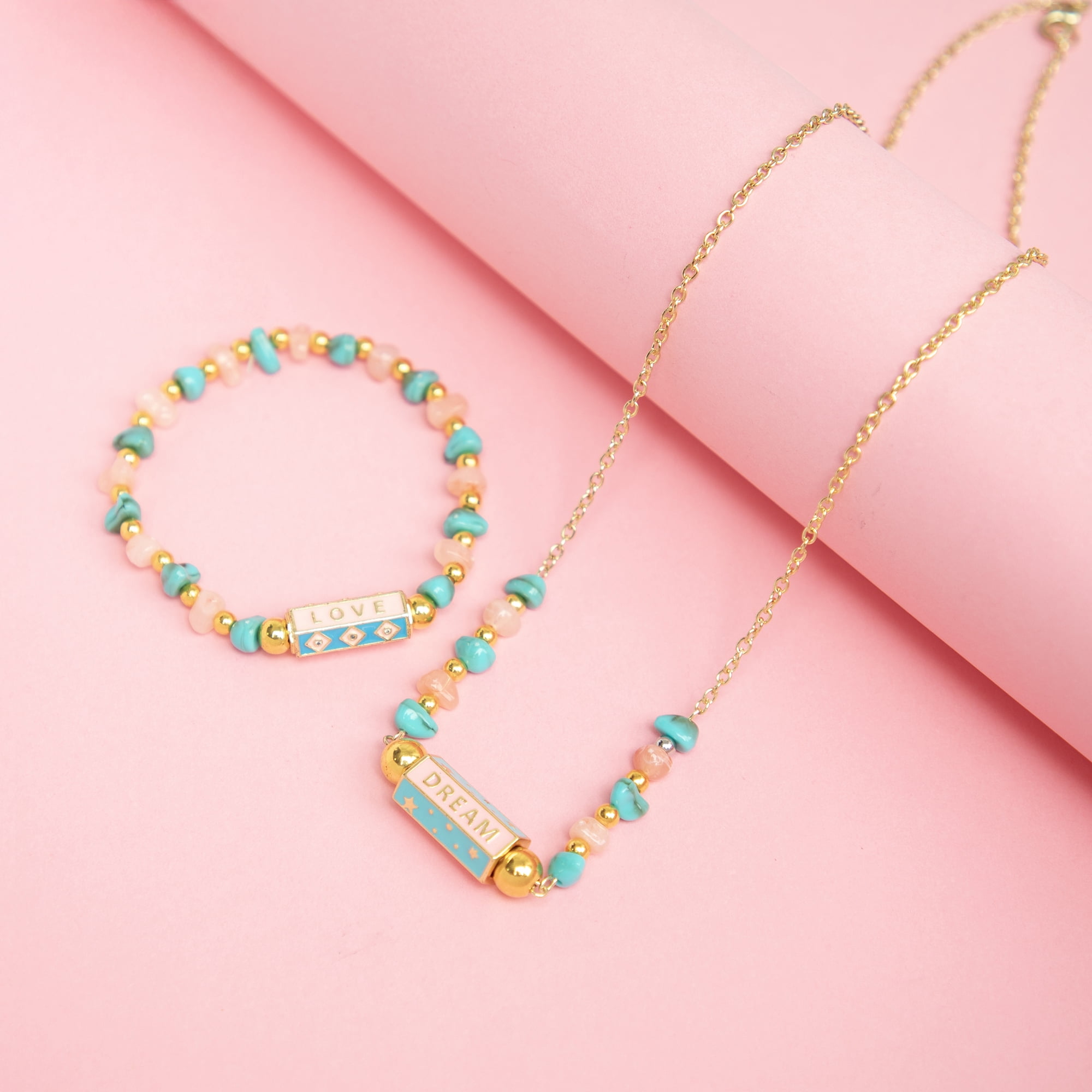 Cousin DIY Jewelry Making Kit with Vibrant Acrylic Beads and Motivational Charms