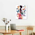 thumbnail image 2 of Nawypu Vintage Medical Posters medical wall art canvas Pregnancy Art Print Woman With Child Watercolor Pregnant Woman Medical Art Poster Gynecology Midwifery wood Framed Modern Canvas Wall Art, 2 of 4