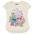 thumbnail image 4 of DISNEY Girls Lilo & Stitch Zip Up Hoodie - Little and Big Girls Sizes 4-16 Pink, 4 of 8