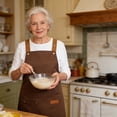 thumbnail image 3 of Delantal de cocina resistente al aceite y al agua | Delantal de chef ajustable con tirantes cruzados para hombres y mujeres, 3 of 8
