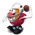 thumbnail image 1 of Action Figures - NFL - AZ Cardinals Mr. Potato Head, 1 of 1