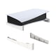 thumbnail image 5 of Injueey Paquete de 2 soportes para consola de juegos, soportes horizontales de mesa, equipo de jugador, accesorios de juego, reemplazo para 5 Videojuegos y accesorios Blanco, 5 of 6