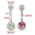 thumbnail image 2 of 16G Tongue Eyebrow Nose Belly Button Piercing Body Piercing Jewelry Kit Tool, 2 of 8