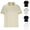 B-Gris, variante sur Jinhomg Polos pour Hommes T-Shirts Basiques Unis à Col à Revers Chemises de Golf Décontractées Confortables à Manches Courtes Chemise de Tennis à Col à Revers Hauts Habillés pour le Travail en Affaires Prime Day 2025 Gris TTG