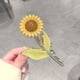 thumbnail image 5 of Fiudx Horquilla de Girasol, Clip de Aleación Dorada, Diseño de Cuchara Pintada a Mano, Garra Segura para Cabello Grueso, Elegante Accesorio de Boda, Moda Diaria para Mujer, Opción de Regalo Reutiliza, 5 of 7