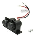 EverStart Auto Auxiliary Dual 12 Volt Power Outlet Black, 10242WDI