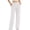 White, variant on Women's Jogger Sweatpants with Side Pockets and Elastic Ankle Cuffs for Sports Wear