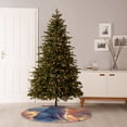 thumbnail image 6 of Sikiie Sunshine Winged Rabbit Nativity Christmas Tree Skirt, Jesus Christian Winter Holiday Tree Mat Decoration(30-48IN), 6 of 6