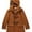 Tan, variant on Isaac Mizrahi Boy's CT1004 Solid Wool Toggle Coat with Removble hood - Navy - 20