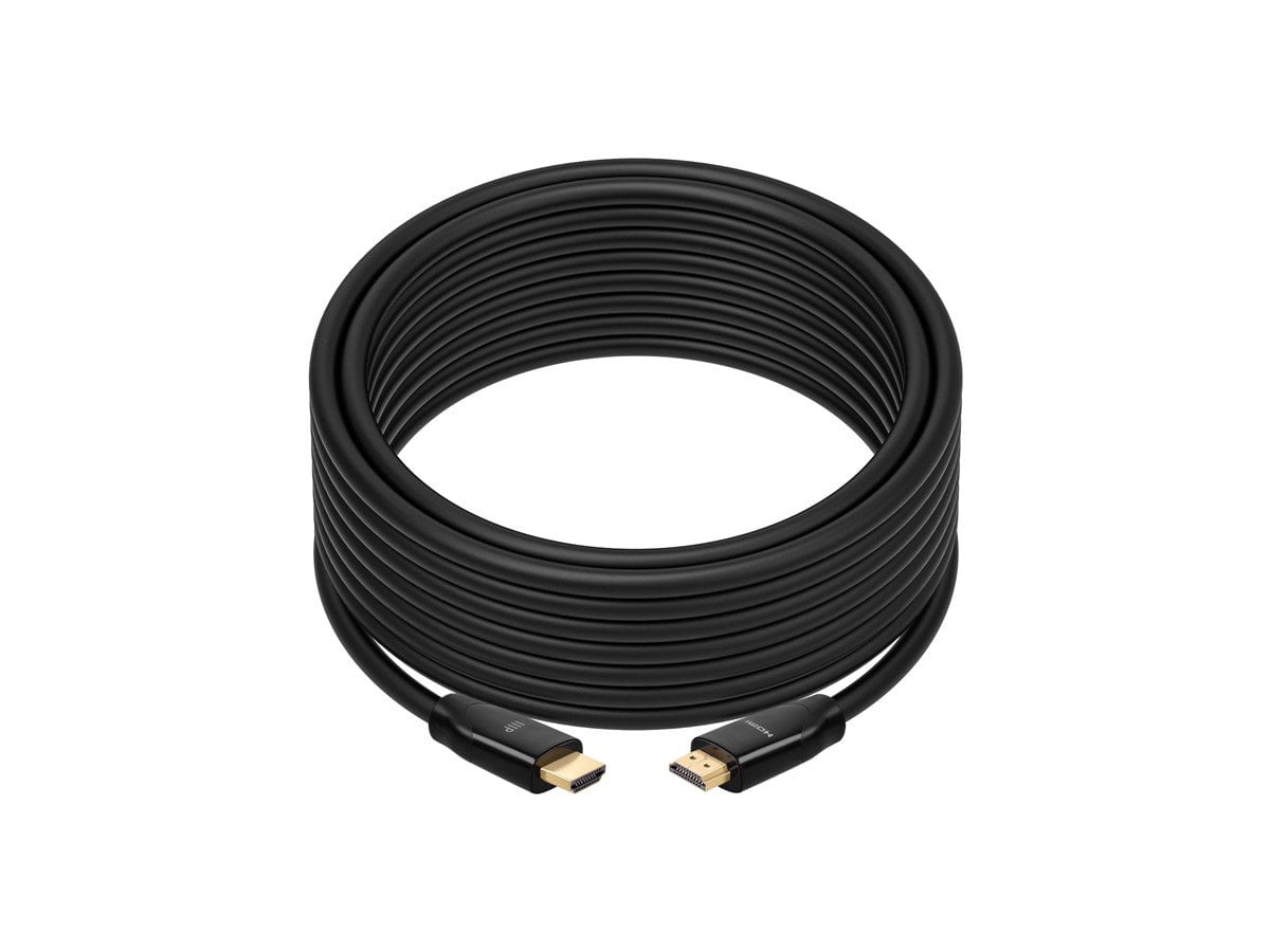 Monoprice 4K Certified High Speed HDMI Cable - 4K60Hz, 18Gbps, HDR, CL2 Rated, 25ft, Black