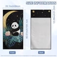 thumbnail image 5 of ZUXONGSY Car Seat Cover Towel Panda Flower Print Auto Front Seat Covers Non-Slip Sprints Towel Car Seat Covers Universal Fit for Cars Suvs Vans Trucks, 5 of 8