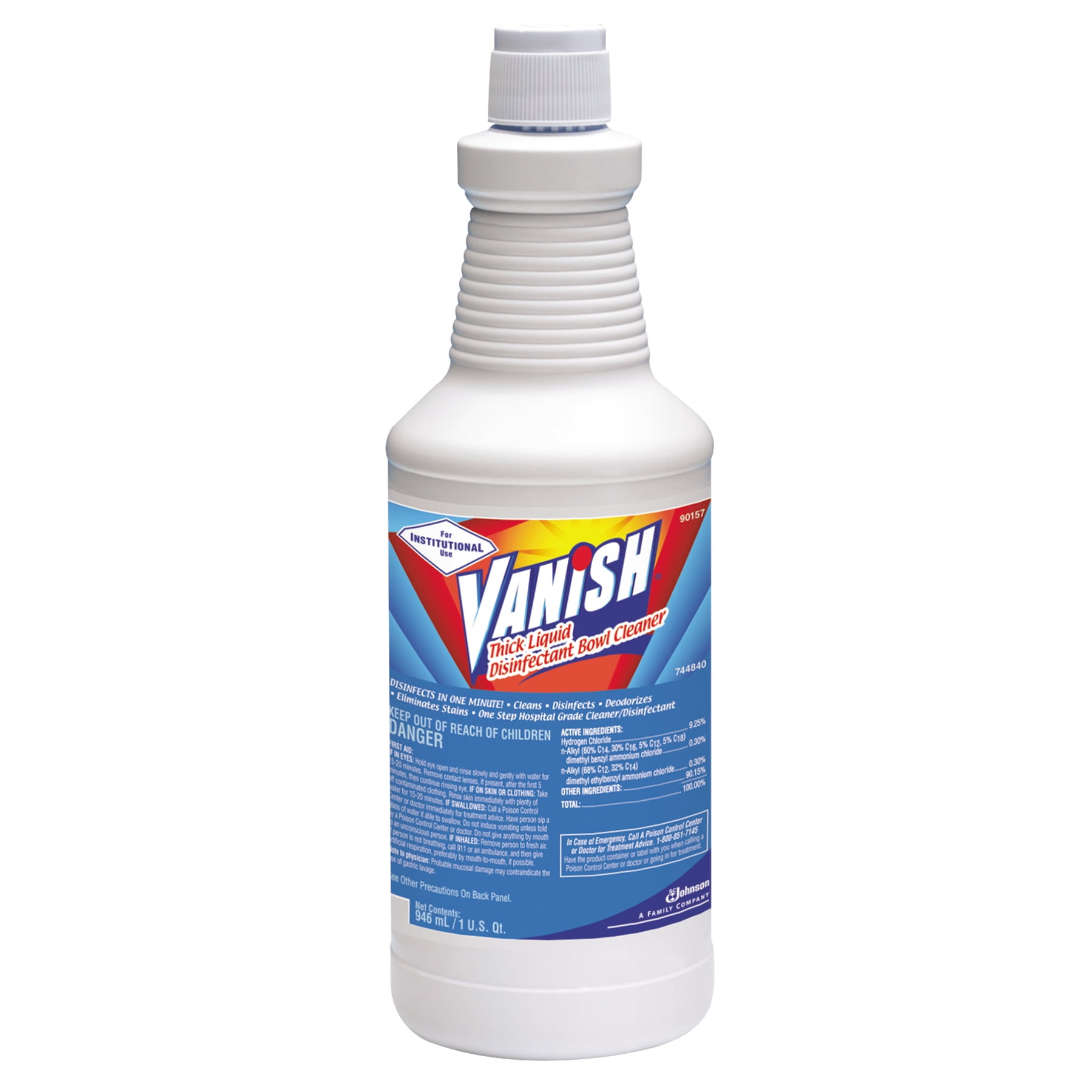 Vanish Disinfectant Bowl Cleaner, Floral, 32oz Bottle, 12/Carton ...