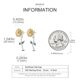 thumbnail image 4 of Breloques plata de ley en argent Sterling 925, breloque d'avocat, perles de tournesol pour Bracelet Original de 3mm, bricolage, cadeaux artisanaux pour femmes, 4 of 4