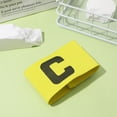 thumbnail image 3 of OULII Brassard de Soccer Jaune Durable Réglable Confortable, 3 of 7