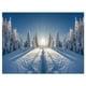Paysage d'Hiver Blanc Majestueux - Paysage Impression Murale – image 2 sur 3