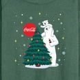 thumbnail image 3 of Coca-Cola - Christmas Tree  - Women's Lightweight French Terry Long Sleeve Shirt, 3 of 5