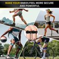 thumbnail image 4 of 1 Pack Knee Braces for Knee Pain, Patella Knee Support Strap, Adjustable Patellar Tendon Stabilizer Band for Jumpers Knee, Tendonitis, Basketball, Running, Hiking, Volleyball, Tennis, Squats, 4 of 5
