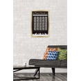 thumbnail image 2 of Reinders - Piano Keys Wall Poster, 14.725" x 22.375", Framed, 2 of 3