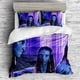 thumbnail image 1 of Avatars-Juego de funda de edredón de algodón para niña, ropa de cama informal, ropa de cama individual, regalo de cumpleaños y Navidad, 1 of 4