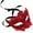 Red, variant on MASQ Brocade Lace Masquerade Ball Mask Pair Burlesque Mardi Gras Birthday Prom Wedding Party