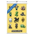 thumbnail image 3 of Minecraft - Characters Wall Poster with Wooden Magnetic Frame, 22.375" x 34", 3 of 3
