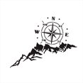 thumbnail image 4 of Compass Mountain Tree Auto Hood Decal Graphic Sticker Car Truck Vinyl Graphics, 4 of 7