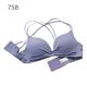 thumbnail image 1 of Sujetador sin costuras Inalámbrico Espesar Sexy Push Up Ropa interior Lencería elástica transpirable, Púrpura, 75B Inevent AP001256-06B, 1 of 7