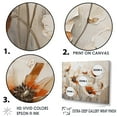 thumbnail image 3 of Designart "Minimalistic Grace In Poppy Blossoms III" Poppies Floater Framed Wall Decor, 3 of 5
