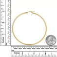 thumbnail image 3 of AVORA 14K Yellow Gold-Filled 2.25mm Thick 75mm Hoop Earrings, 3 of 6