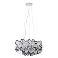 thumbnail image 4 of Bethel International LED Chandelier  White & Black Metal & Acrylic, 4 of 4