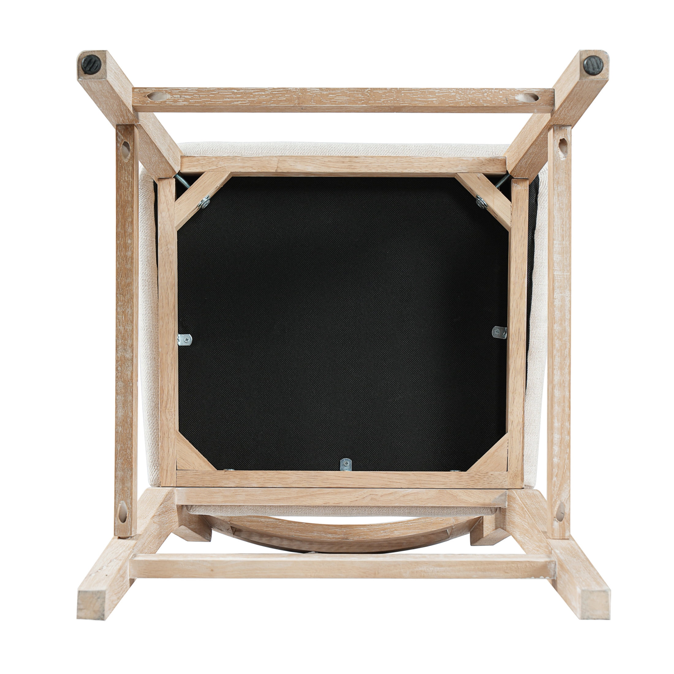 Christopher Knight Home 37.24"H Retro Rubberwood Bar Stools with Rattan Back Set of 2, Natural+Beige