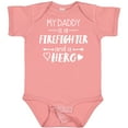 thumbnail image 3 of Inktastic My Daddy is a Firefighter and a Hero Boys or Girls Baby Bodysuit, 3 of 5
