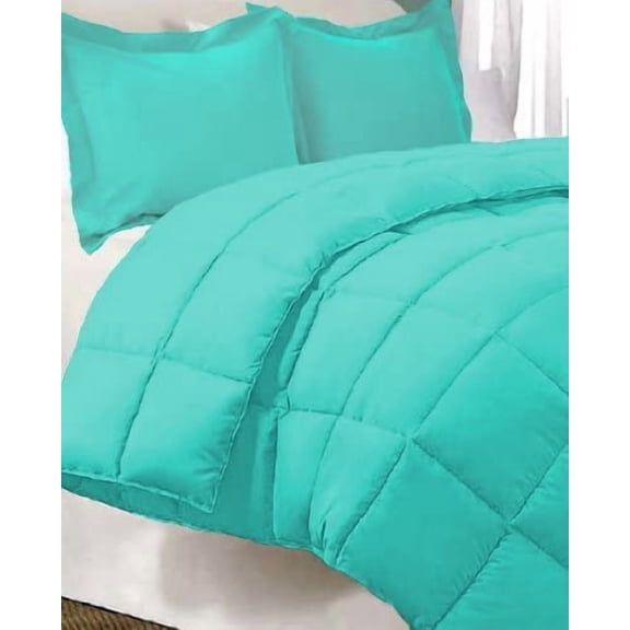 Teal Premium XL Twin Dorm Comforter Set, Twin Extra Long