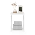 thumbnail image 4 of Mesa auxiliar Furinno Simplistic Industrial con estructura metálica blanca, 4 of 7