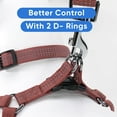 thumbnail image 5 of Pawtitas Reflective Dog Harness - Marsala - (S) Small Step in Dog Harness Training & Walking, 5 of 9
