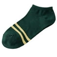 thumbnail image 2 of Dyfzdhu Unisex Stripe Fashion Skateboard Sock Comfortable Socks Low Cut Socks, 2 of 2
