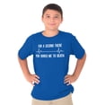 thumbnail image 5 of For A Second Bored Me EKG Humor Crewneck T Shirts Boy Girl Teen Brisco Brands X, 5 of 6