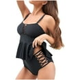 thumbnail image 2 of Mujeres Sexy Sólido Con Almohadilla En El Pecho Sin Tirantes Con Aros Con Almohadillas Removibles Para El Pecho Traje De Baño Fridja nalpqowj59847, 2 of 9