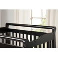 DaVinci Emily 2in1 Mini Crib and Twin Bed, Ebony Black