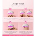 thumbnail image 3 of Melodysusie Starter-Friendly Mini LED UV Nail Lamp with 2 Timers, Pocket-Sized for Handheld & Desktop Use, P-ART04 UV Light for Gel Nail Especially Instant Nails,White, 3 of 6