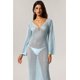 thumbnail image 2 of Vestido largo bellabarnetten Ellyson de manga larga con abertura, 2 of 6