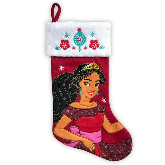 Embroidered 18 inch Disney Elena of Avalor Holiday Stocking