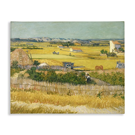 Stupell Industries Transitional The Harvest Vincent van Gogh Classic Canvas Art, 40 x 30, by one1000paintings