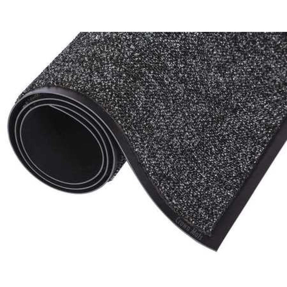 CONDOR 30CL79 Entrance Scraper Mat,Gray,4ft. x 6ft.