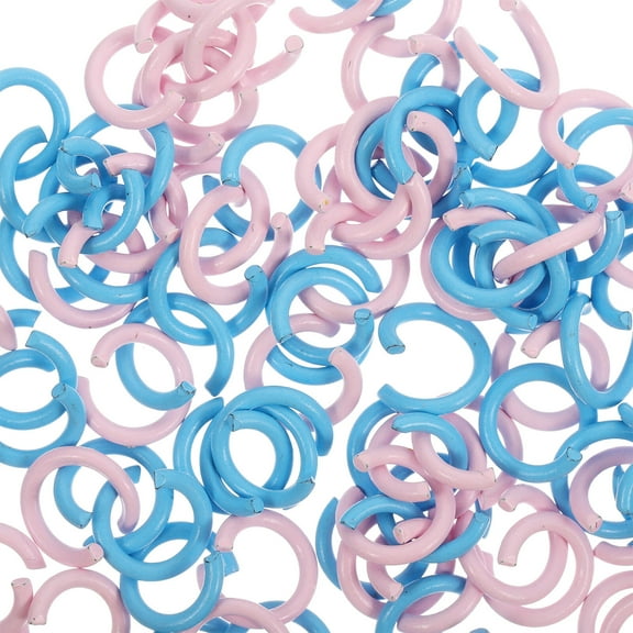 HAKIDZEL Closed Jump Rings Metal Cherry Blossom Pink Diy Enthusiasts Diy Projects 100Pcs