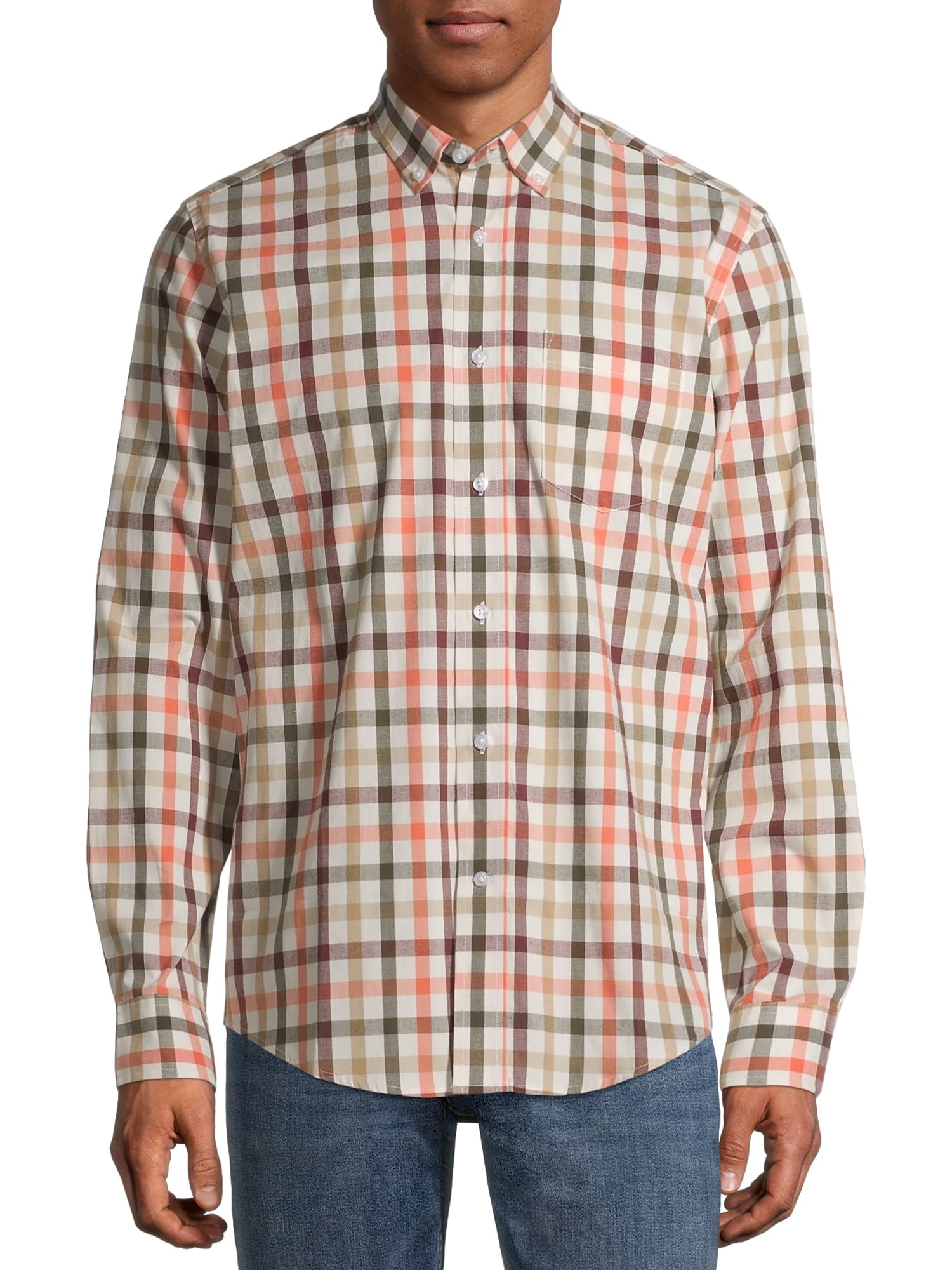 Long Sleeve Stretch Poplin Shirt 
