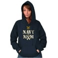 thumbnail image 3 of US Navy Mom Military Support Ribbon Hoodie Sweatshirt Women Brisco Brands S, 3 of 6