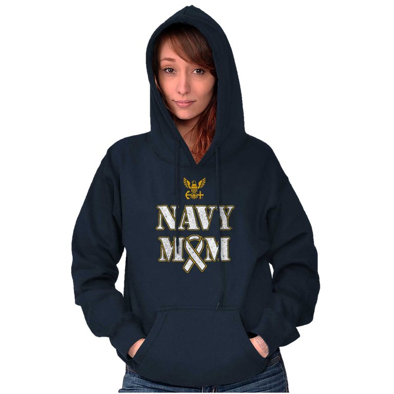 Vintage "Proud Army Mom" Pullover Hoodie – Unisex Heavy Blend Sweatshirt, Screen Printed USA