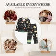 thumbnail image 7 of Naloa Vegetable Quiche Pajamas for Women Set, Womens Pajama Sets, Lounge Sets for Women, 2pjs for Women-Large, 7 of 7